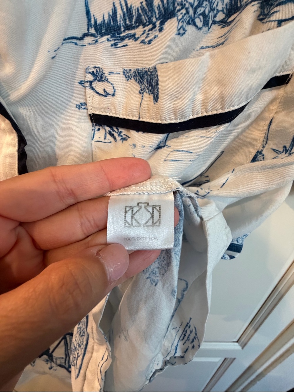 KATIE KIME Houston toile pajama set - Picture 4 of 10